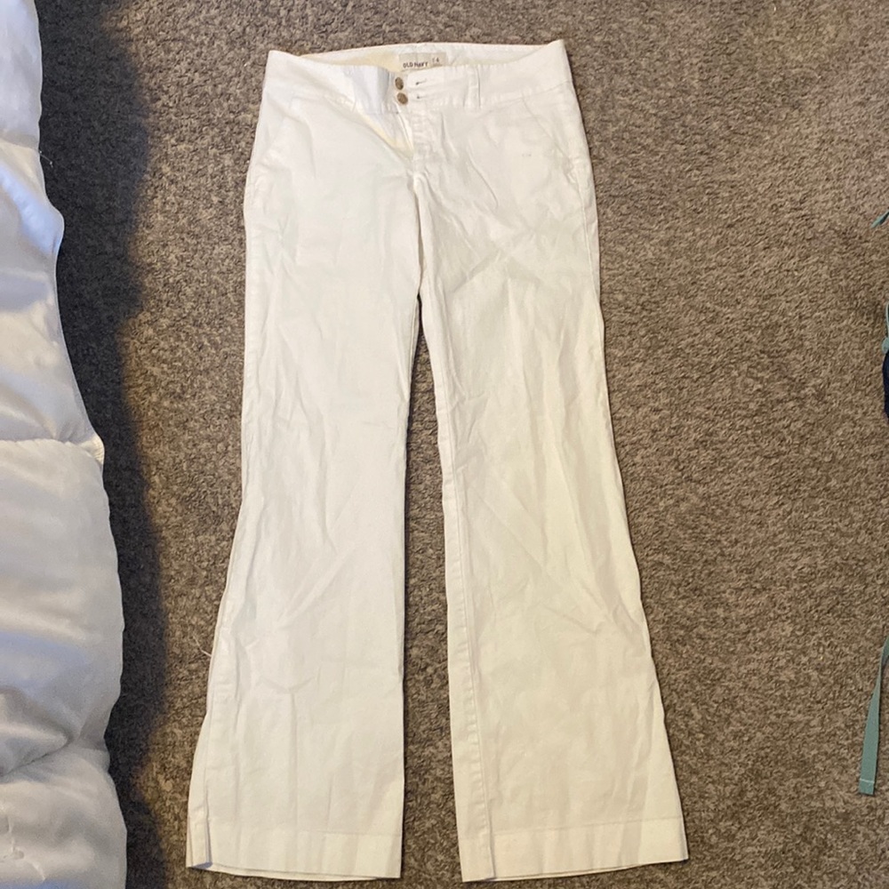 Flowy White Jeans